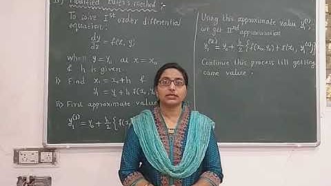 L-8: Numerical Analysis (Modified Euler