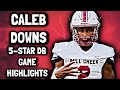 Alabama 5-Star DB commit Caleb Downs goes OFF in first game | GAME HIGHLIGHTS