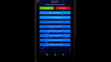 AO Scan Mobile SEFI Subtle Energy Frequency Imprinter Video