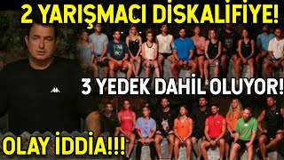 Survivorda 2 Yarişmaci Di̇skali̇fi̇ye Oluyor Yedek 3 Yarişmaci Geli̇yor Olay İddi̇a