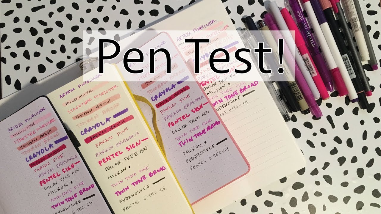 Planner Pass Which Planner Passes the PEN TEST?? - YouTube