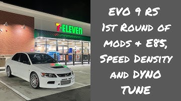 EVO 9 RS - First Set of Mods + E85 + Dyno Tune