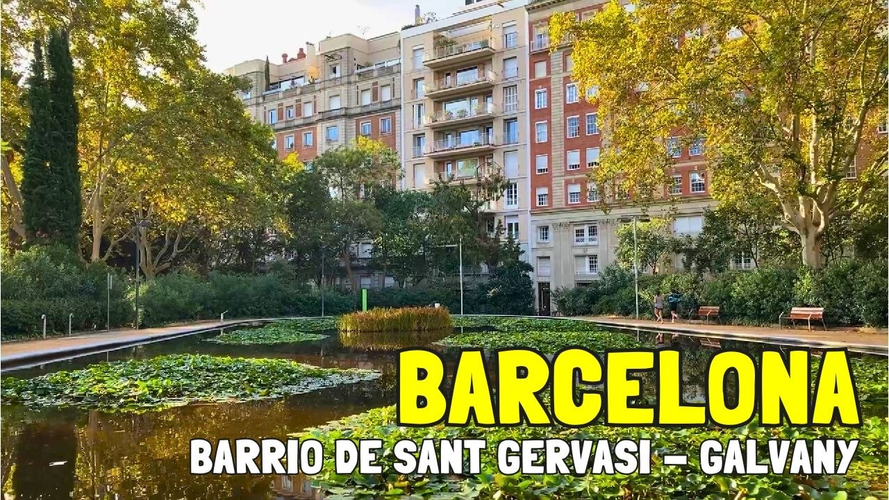 [BARCELONA] BARRIO DE SANT GERVASI - GALVANY | Turo Park | Walking Tour Octubre 2024