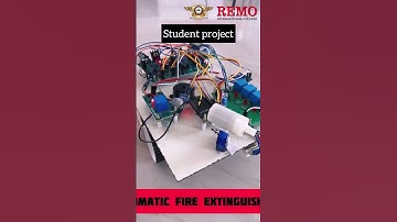 Student project - Automatic fire extinguisher robot - Remo International College