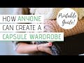HOW TO CREATE A CAPSULE WARDROBE easily » Simple step-by-step process