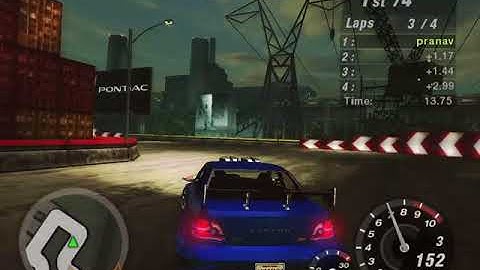 How to play street x race in NFS Underground 2