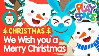 We Wish You  A Merry Christmas ☃️ | Christmas Songs for Kids🎄🎁 | Nursery Rhymes Songs | Playsongs Resimi