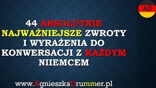 💥 44 najważniejsze zwroty do konwersacji z Niemcami 💥