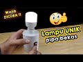 Cara buat Lampu Unik Dari pipa bekas