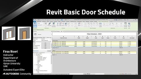 Revit Basic Door Schedule