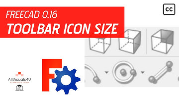FreeCAD Tutorial - General #12 - How to change the size of toolbar icons