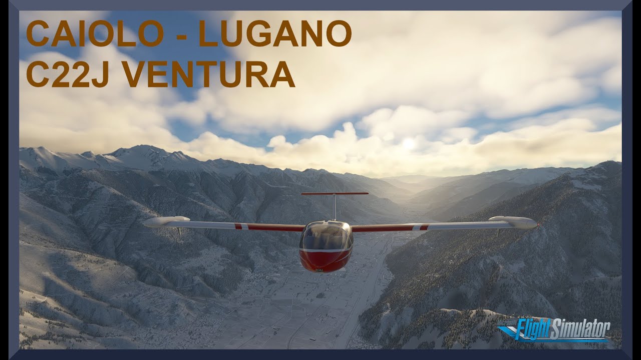 Caiolo (LILO) to Lugano (LSZA) | Caproni C22J Ventura | MSFS