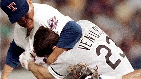 Nolan Ryan fights Robin Ventura (August 4, 1993)