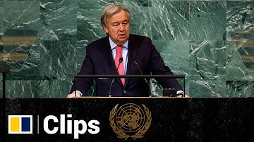 ‘Polluters must pay’: UN chief calls for taxes on fossil fuel profits as he opens General Assembly