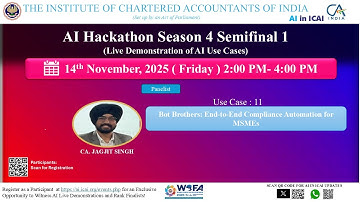 AI Hackathon S4 SF1 UC11 –Bot Brothers: End-to-End Compliance Automation for MSMEs – CA Jagjit Singh