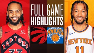 Game Recap: Knicks 126, Raptors 100