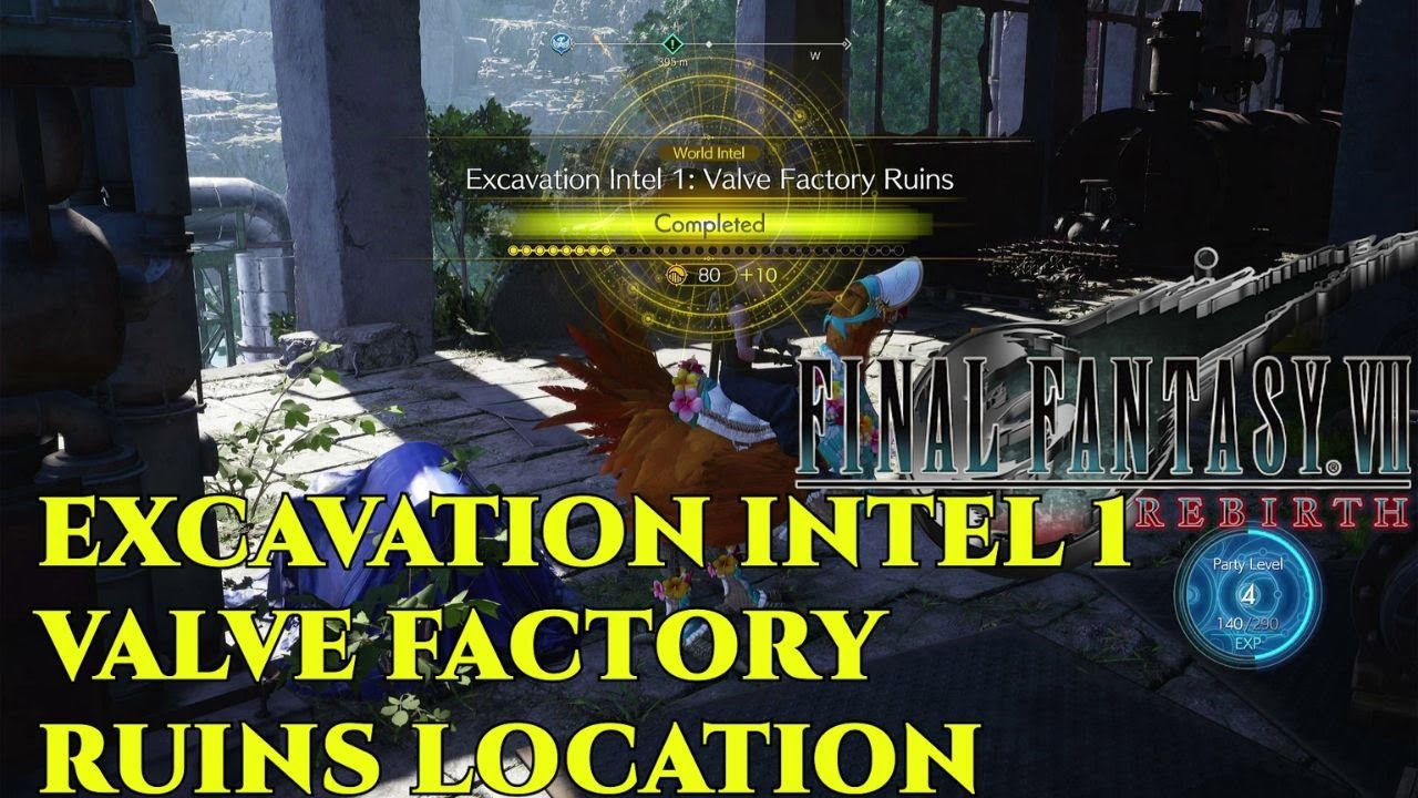 FINAL FANTASY VII REBIRTH | EXCAVATION INTEL 1 : VALVE FACTORY RUINS