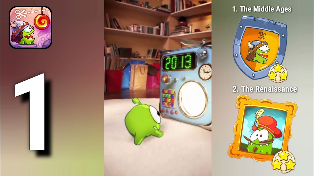 Cut The Rope: Time Travel - All Levels | 3 Stars Walkthrough - Youtube