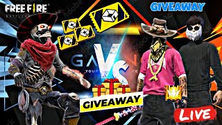 FREE FIRE LIVE GIVEAWAY UNLIMITED DIAMOND AND REDEEM CODE GIVEAWAY #ff_live FF #livegiveaway #ff