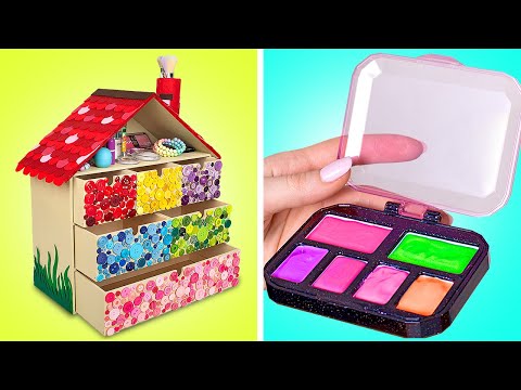 DIY Makeup Kit and DIY House To Fit All Your Makeup!