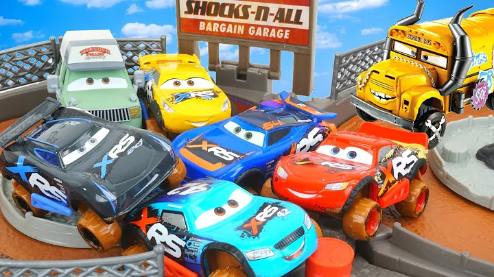Disney Cars XRS MUD RACERS With Shock Suspension R...
