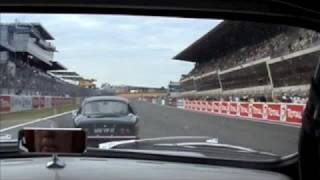 Onboard Saab 93 XP faster than Lotus Elite at Le Mans Classic