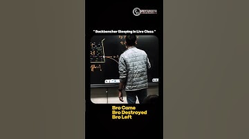 Backbenchers came and destroyed 💀 | #iitjee #backbenchers #physicswallah