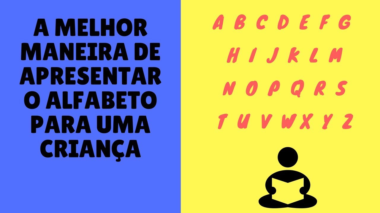 Sequência  perfeita para ensinar as letras