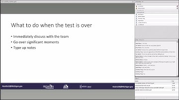 Save the Data Easy, Breezy, Usability Studies Running the Test