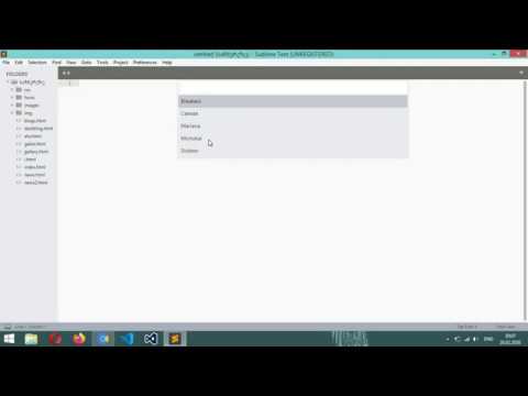 Sublime Text 3-ის გადმოწერა და დაყენება(HTML | CSS | JS..-თან მუშაობისთვის