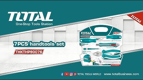 TOTAL 7PCS Handtools Set