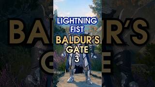 a LIGHTNING FIST build for Baldur's Gate 3 in 1min! - Barbarian/Monk/Fighter #baldursgate3