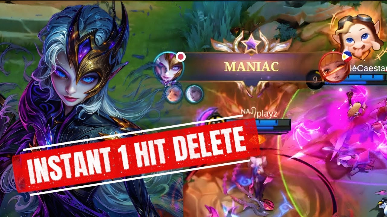 HACK DAMAGE!! BEST OBSIDIA ONE HIT BUILD & EMBLEM!! -  MANIAC 100% broken💀