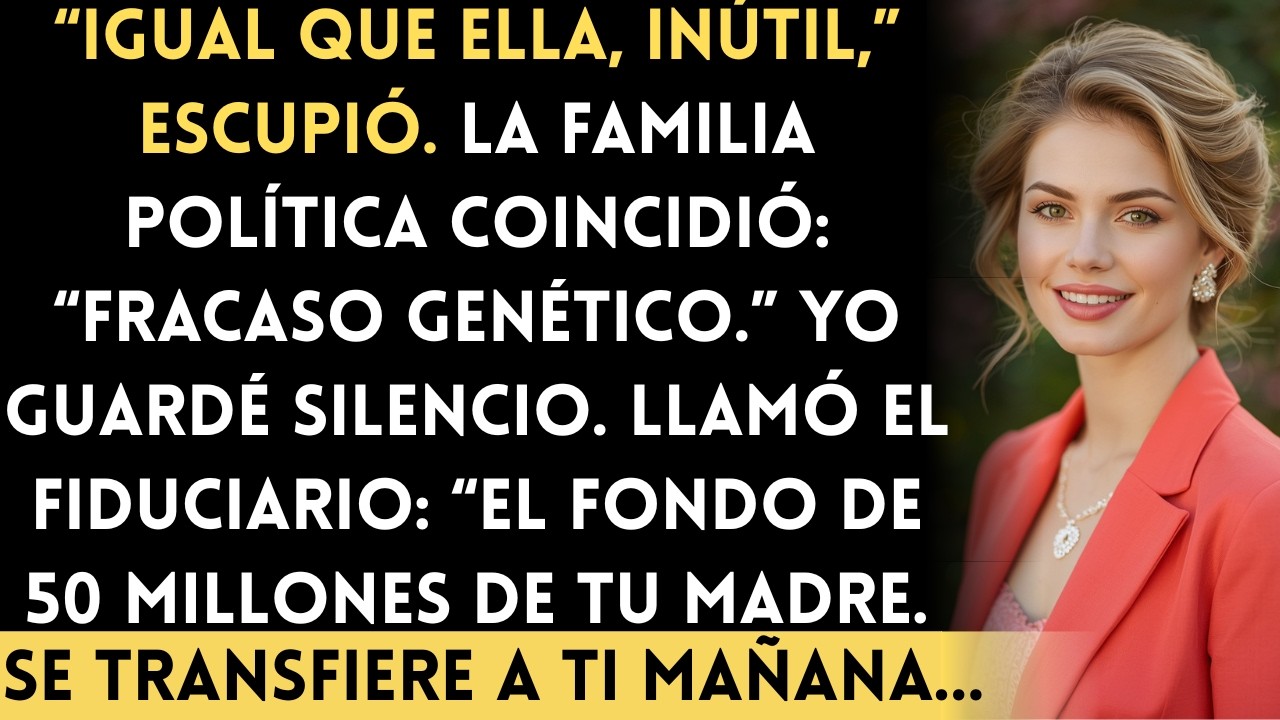 Serás pobre como tu madre se burló mi papá — hasta que salió a la luz su fideicomiso oculto...