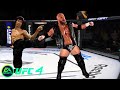 UFC4 Bruce Lee vs Paul Triple H Wrestler EA Sports UFC 4