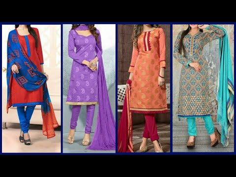 Latest Top 50 Trendy Kurti With Churidar Salwar For Girl 2019 || Designer Kurti