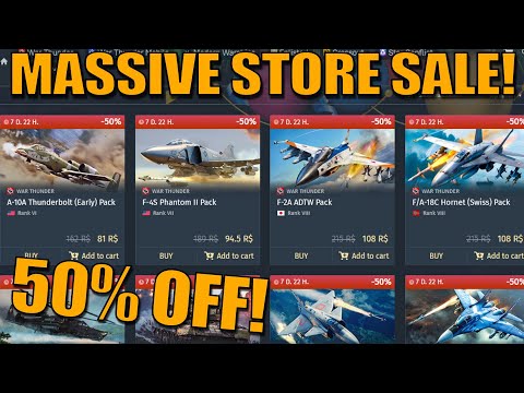 The Massive Christmas Store Sale Is Here! 50% Off On Packs! What Are The Best Ones? - War Thunder