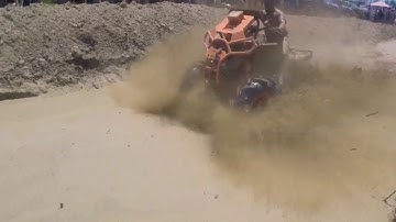 MONSTER Renegade XMR 1000 6” lift 35 bkt sends it in bounty hole