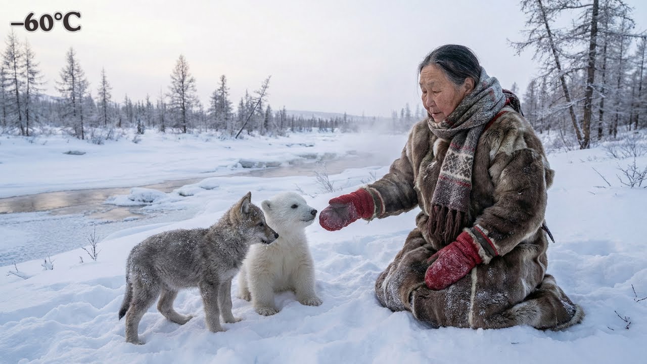 Surviving –60° | How Widow Rescues Wolves and Polar Bear Cubs - YouTube