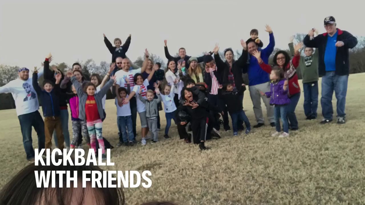 Kickball with Friends for David’s Citizenship Celebration - YouTube