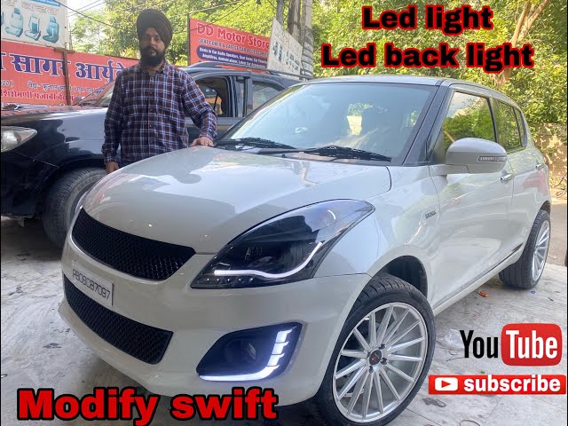 At placere Klinik performer Swift modify | swift led lights |swift led back light| swift android music  system | modified club - YouTube