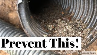 DOWNSPOUT DRAIN LINES | CHOOSING DRAINAGE PIPE