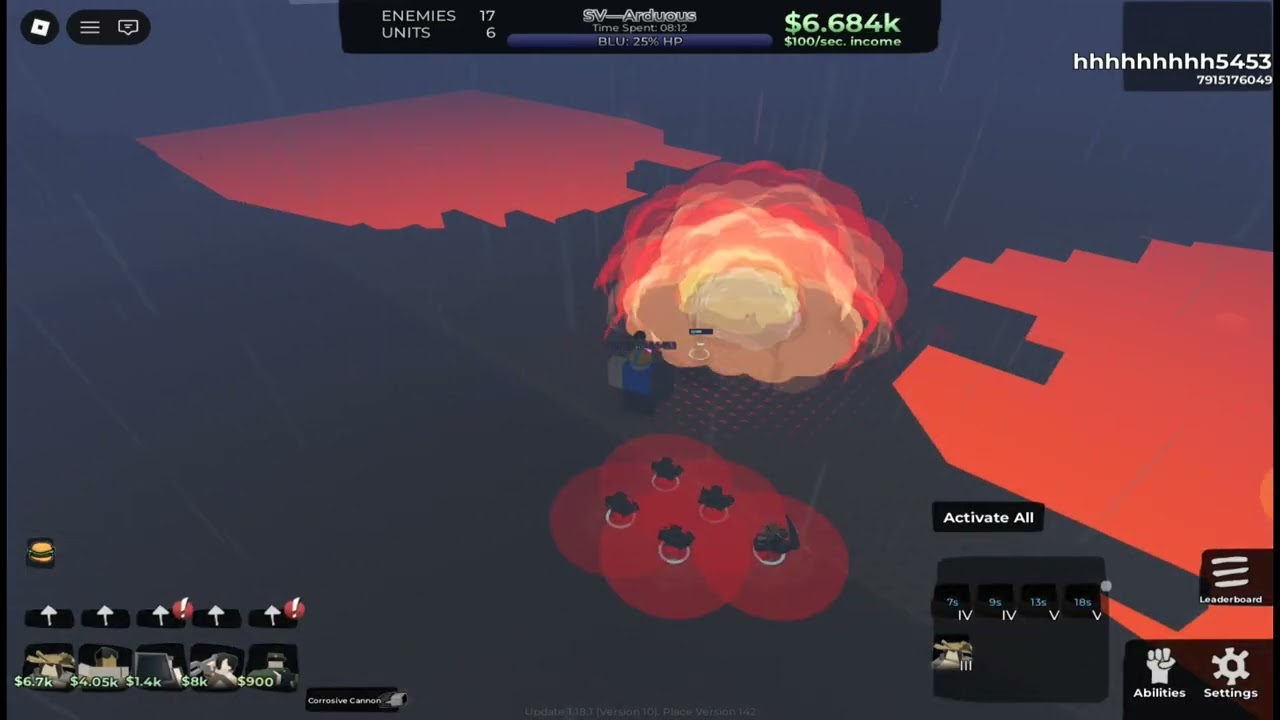 World Tower Defense failed solo Arduous attempt on Fated Plate