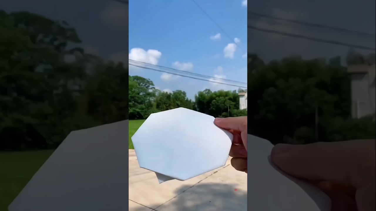 Amazing Origami Boomerang Disc (TUTORIAL)
