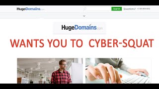 hugedomains.com is cybersquatting