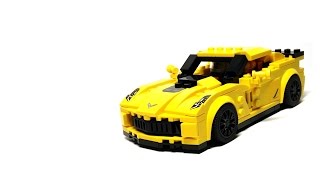 Lego Speed Champions 75870 Chevrolet Corvette Z06 Moc