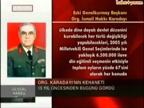 AKP gerçeği komplo 1996 dan ismail hakkı karadayı paşamızın gördüğü gerçek..