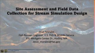 Geomorphology Review, Site Assessment & Field Data Collection   (Reconnecting Waterways Workshop)