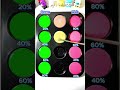 Guess The Color Challenge Green + Pink = ? #colormixing #asmr #satisfying