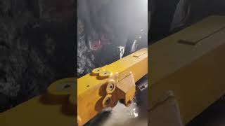 Tunnel Boring Machine In Operation.